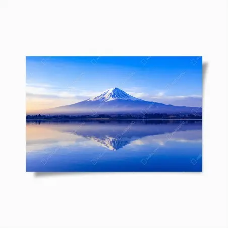 Poster matinée sereine au Mont Fuji – Wallnifity®