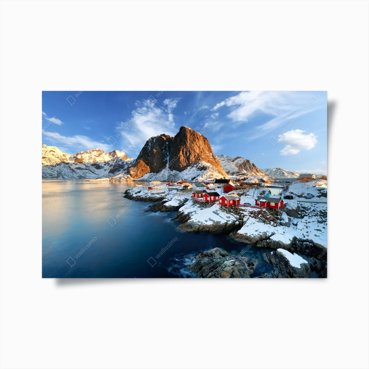 Poster paysage côtier hivernal à Hamnøy, îles Lofoten, Norvège – Wallnifity® Poster paysage côtier hivernal à Hamnøy, îles Lofoten, Norvège – Wallnifity®