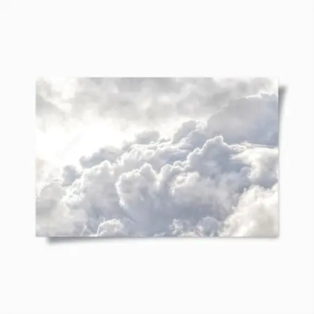 Poster paysage céleste de nuages cotonneux – Wallnifity®