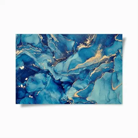 Poster rêve océanique doré – Wallnifity®