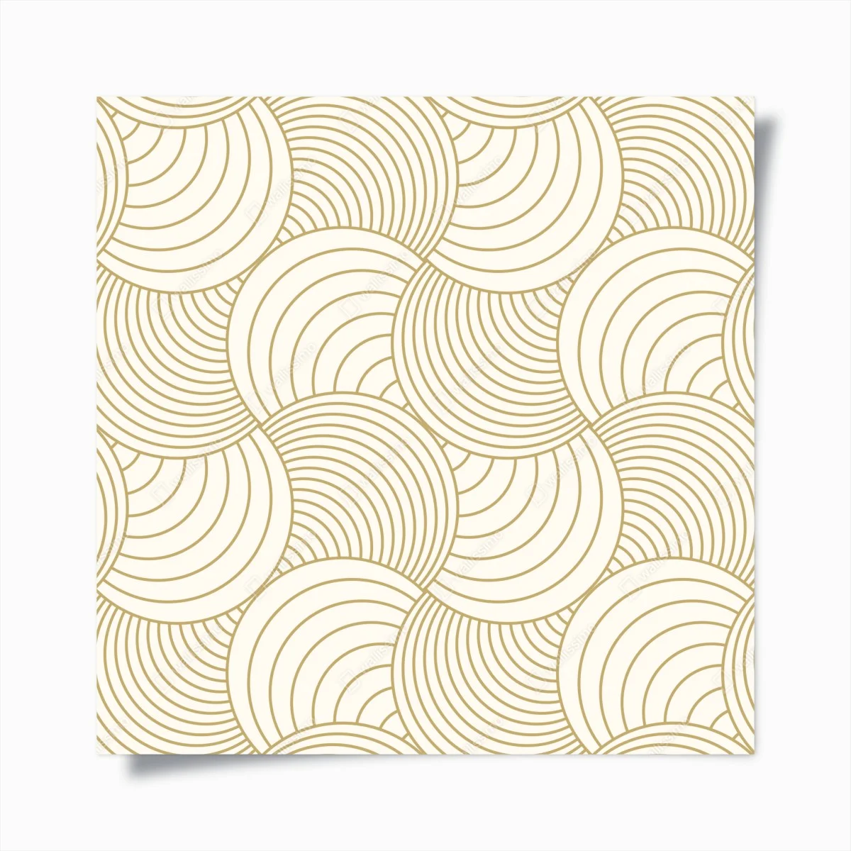 Poster motif de cercles dorés minimaliste – Wallnifity® Poster motif de cercles dorés minimaliste – Wallnifity®