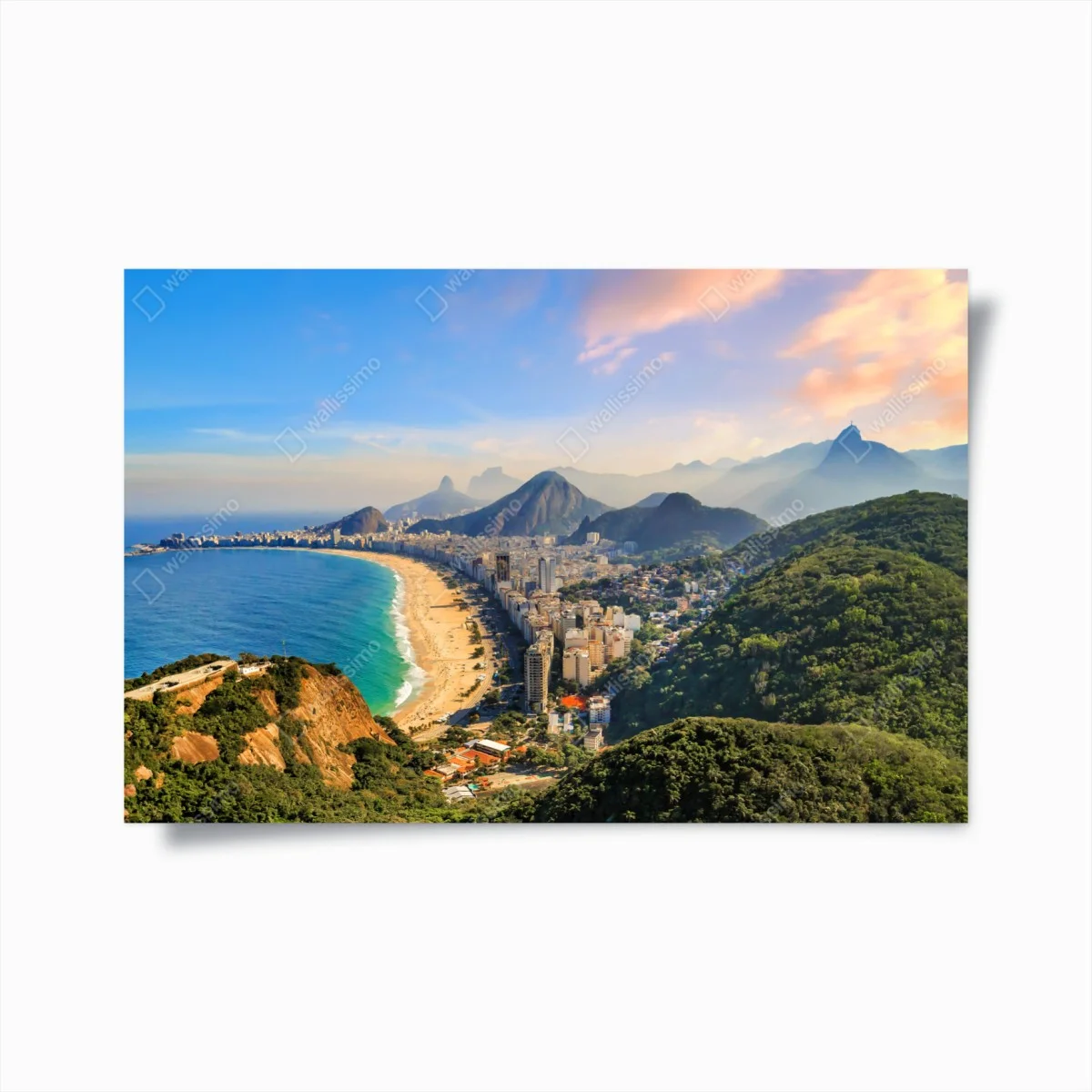 Poster vue aérienne de Copacabana et Ipanema – Wallnifity® Poster vue aérienne de Copacabana et Ipanema – Wallnifity®