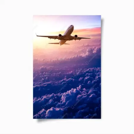 Poster envol au lever du soleil – Wallnifity®