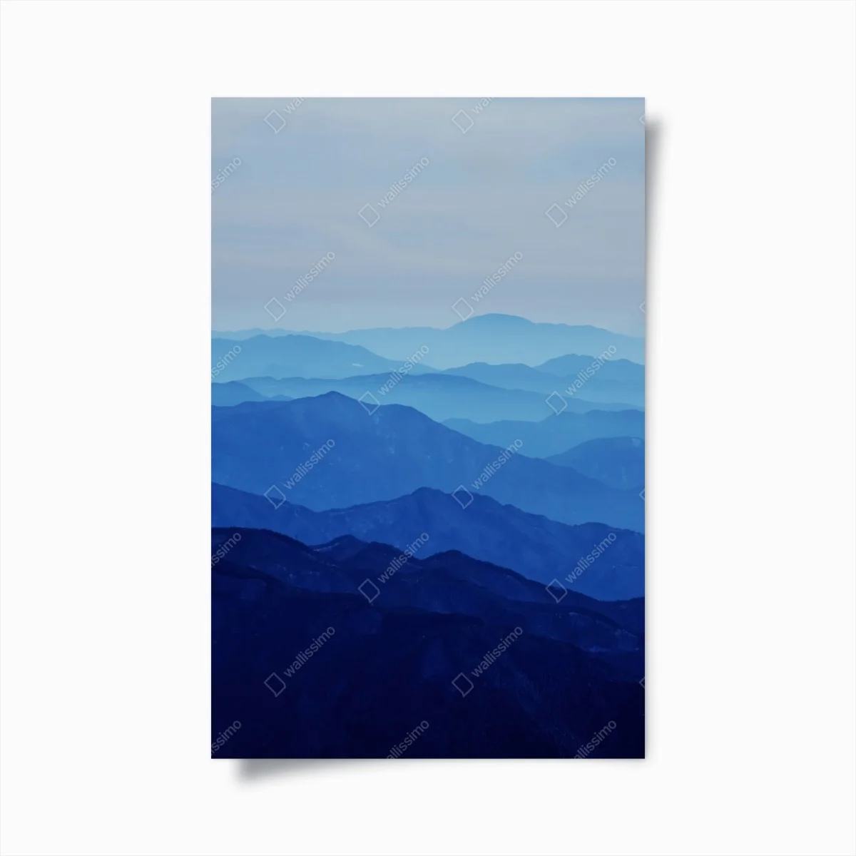 Poster couches de montagnes bleues – Wallnifity® Poster couches de montagnes bleues – Wallnifity®