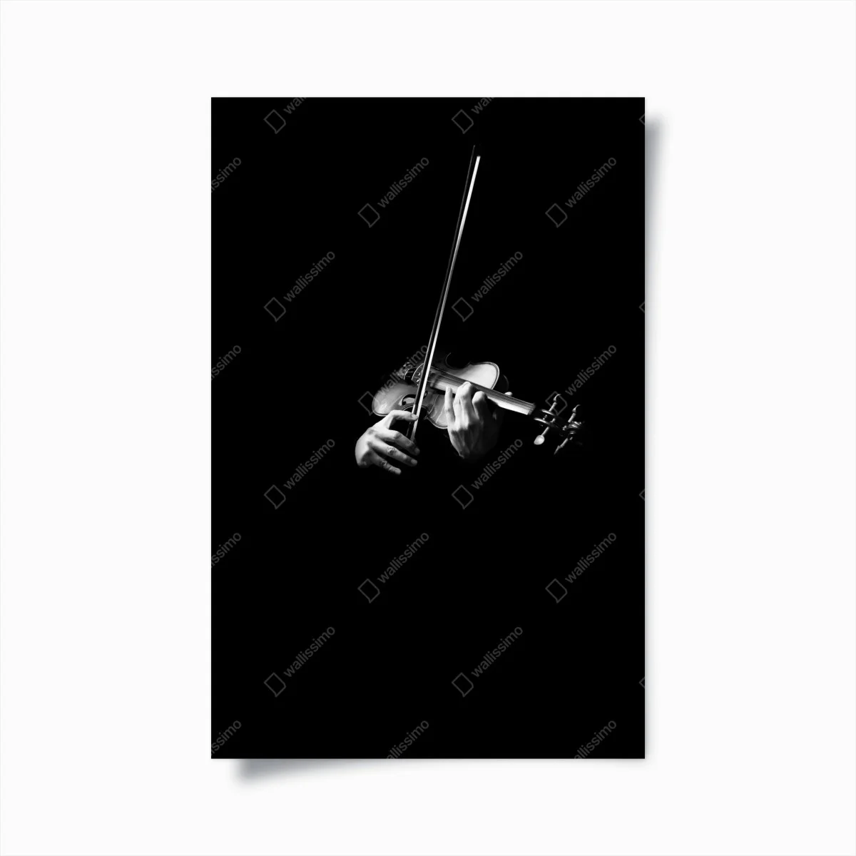 Poster mains au violon en clair-obscur – Wallnifity® Poster mains au violon en clair-obscur – Wallnifity®