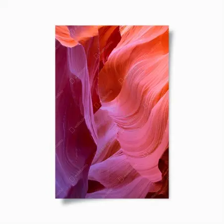 Poster courbes lumineuses d'Antelope Canyon – Wallnifity®