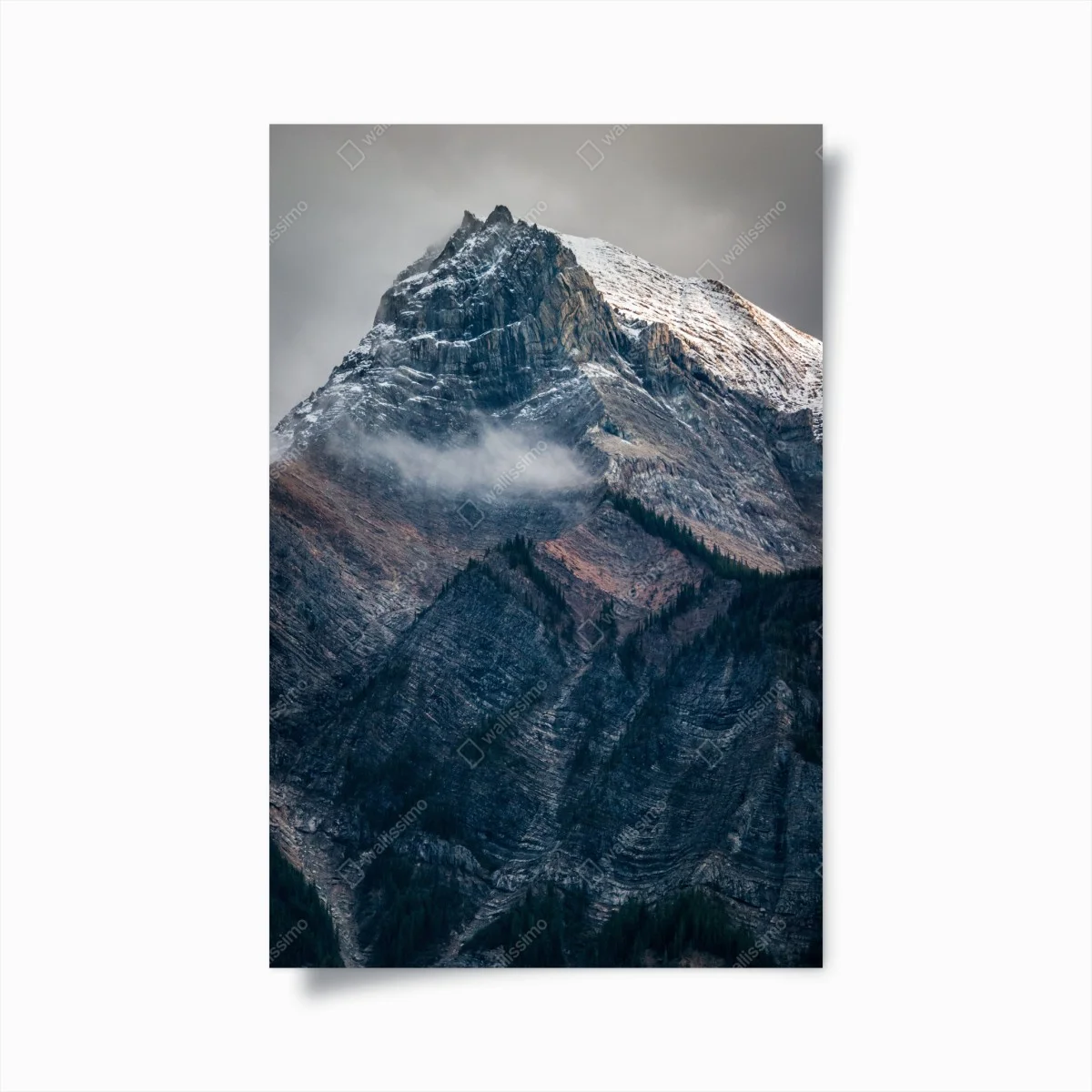 Poster sommet alpin dans la brume – Wallnifity® Poster sommet alpin dans la brume – Wallnifity®