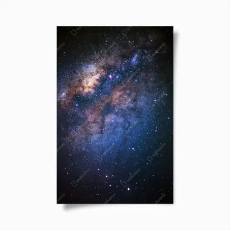Poster cœur de la Voie lactée: ciel étoilé cosmique – Wallnifity®