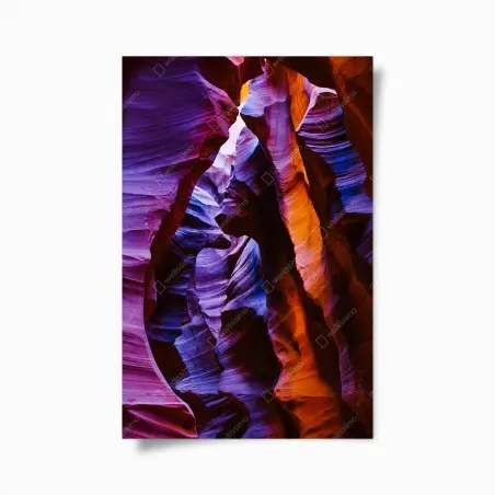 Poster vagues de pierre et lumière – Wallnifity®