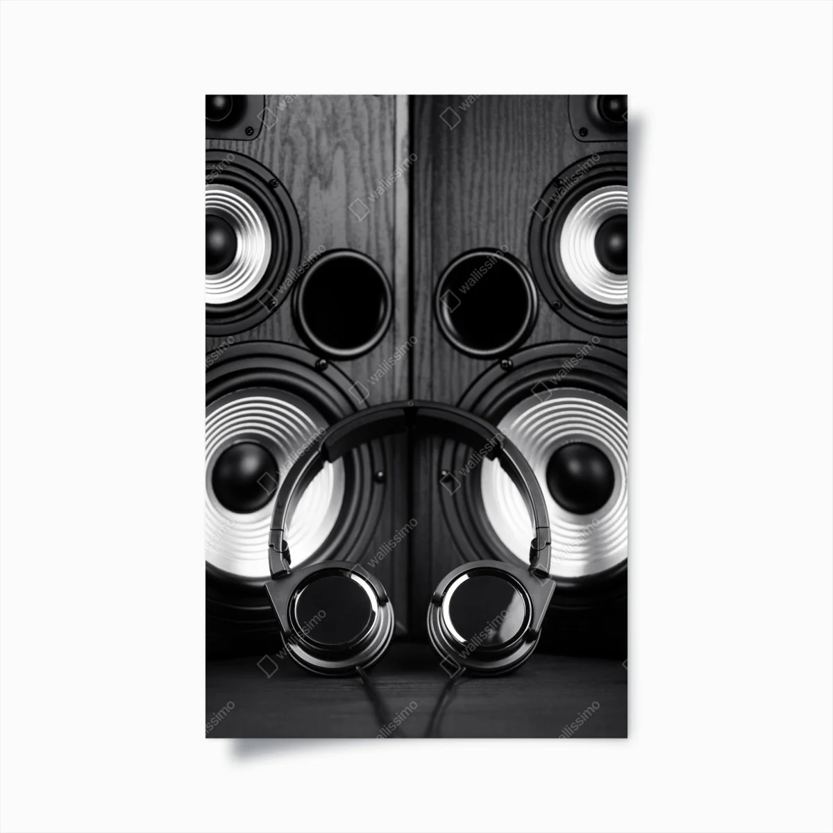 Poster composition audio en noir et blanc – Wallnifity® Poster composition audio en noir et blanc – Wallnifity®