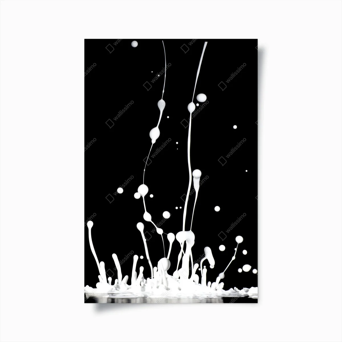 Poster danse des gouttes blanches – Wallnifity® Poster danse des gouttes blanches – Wallnifity®