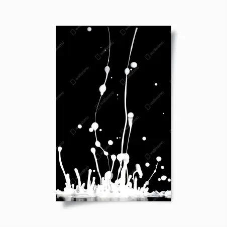 Poster danse des gouttes blanches – Wallnifity®
