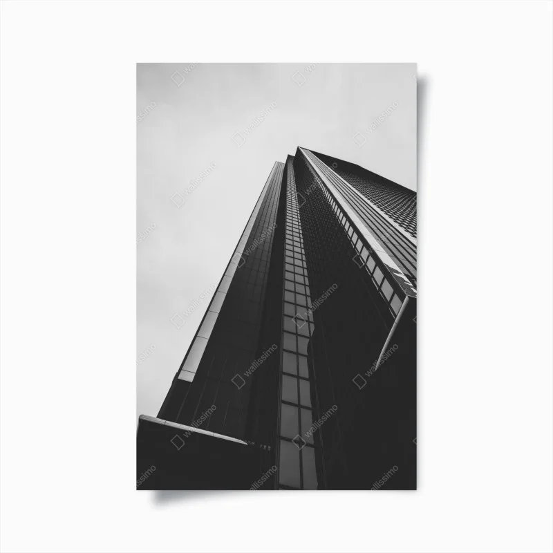 Poster perspective monumentale d'un gratte-ciel en noir et blanc – Wallnifity® Poster perspective monumentale d'un gratte-ciel en noir et blanc – Wallnifity®