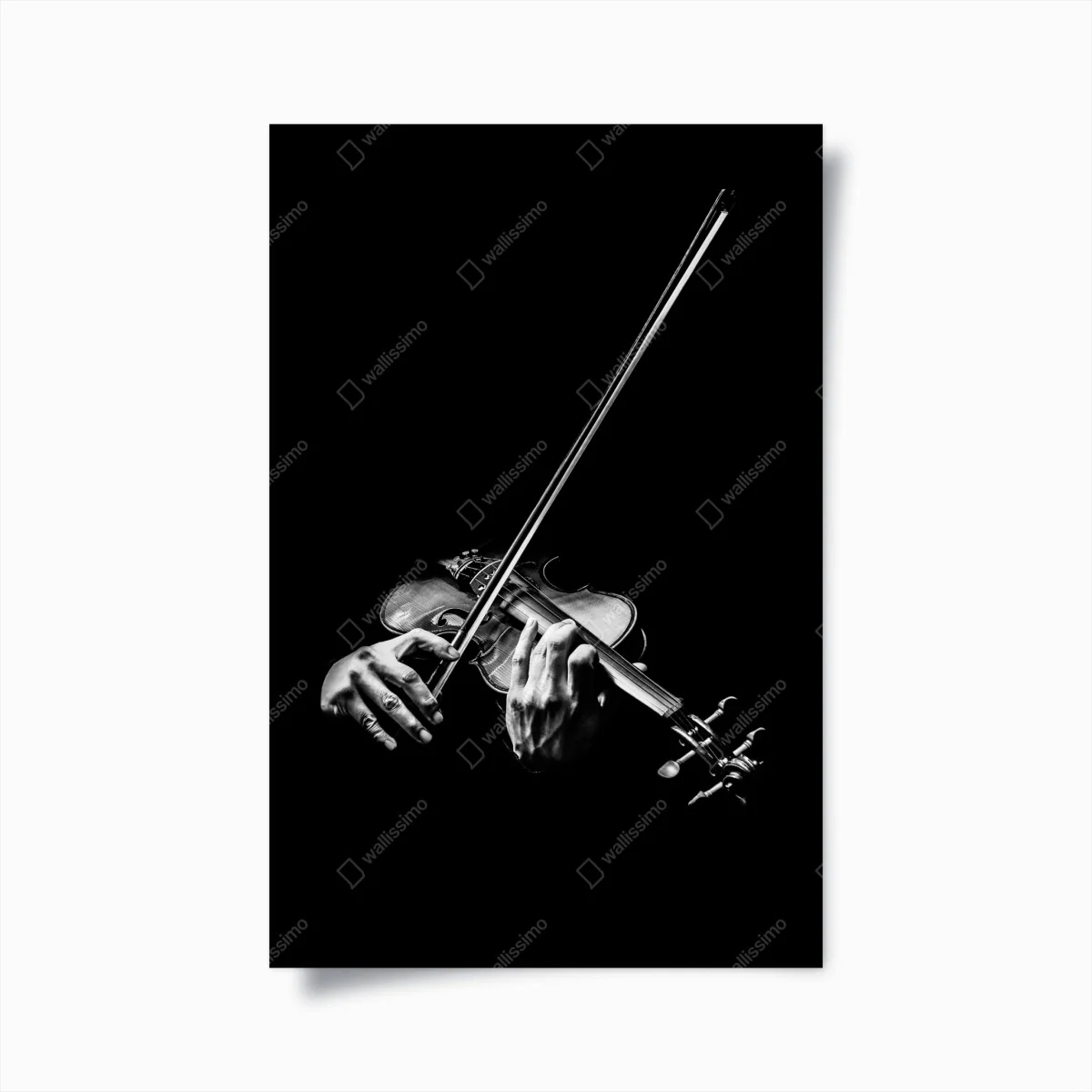 Poster mains et violon en clair-obscur – Wallnifity® Poster mains et violon en clair-obscur – Wallnifity®