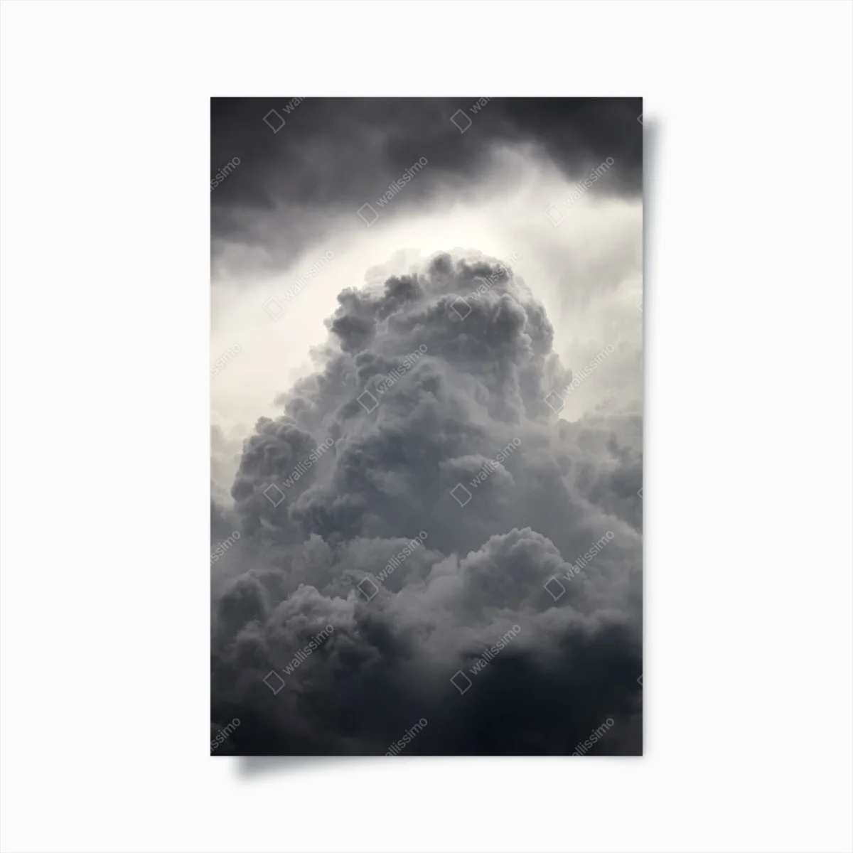 Poster colonne nuageuse orageuse en nuances de gris – Wallnifity® Poster colonne nuageuse orageuse en nuances de gris – Wallnifity®