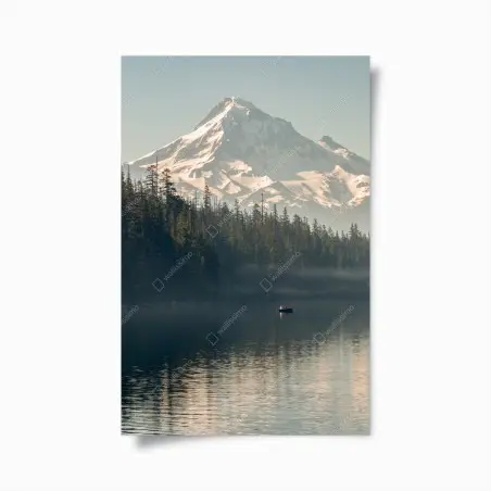Poster sérénité au lac alpin – Wallnifity®