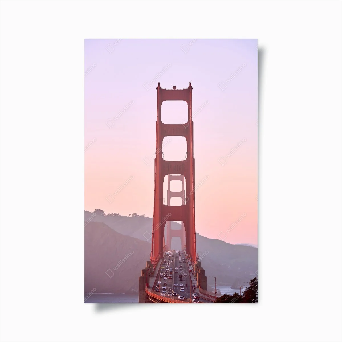 Poster pont iconique au crépuscule, vue de San Francisco – Wallnifity® Poster pont iconique au crépuscule, vue de San Francisco – Wallnifity®