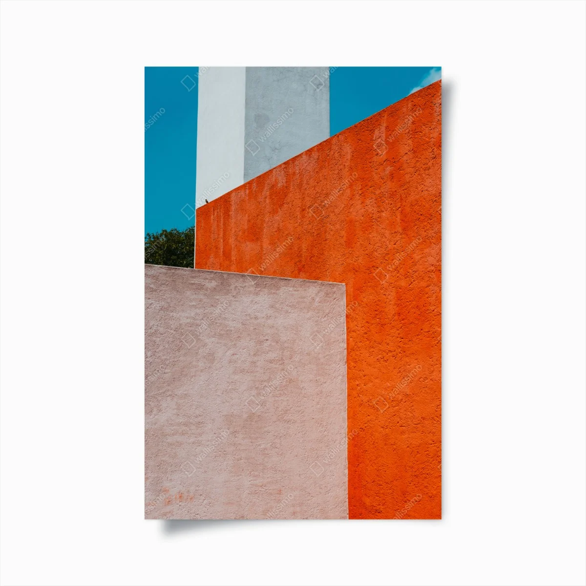 Poster composition géométrique aux murs colorés – Wallnifity® Poster composition géométrique aux murs colorés – Wallnifity®