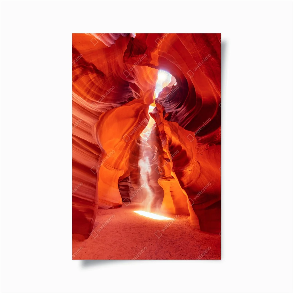 Poster faisceau de lumière dans un canyon sculpté – Wallnifity® Poster faisceau de lumière dans un canyon sculpté – Wallnifity®
