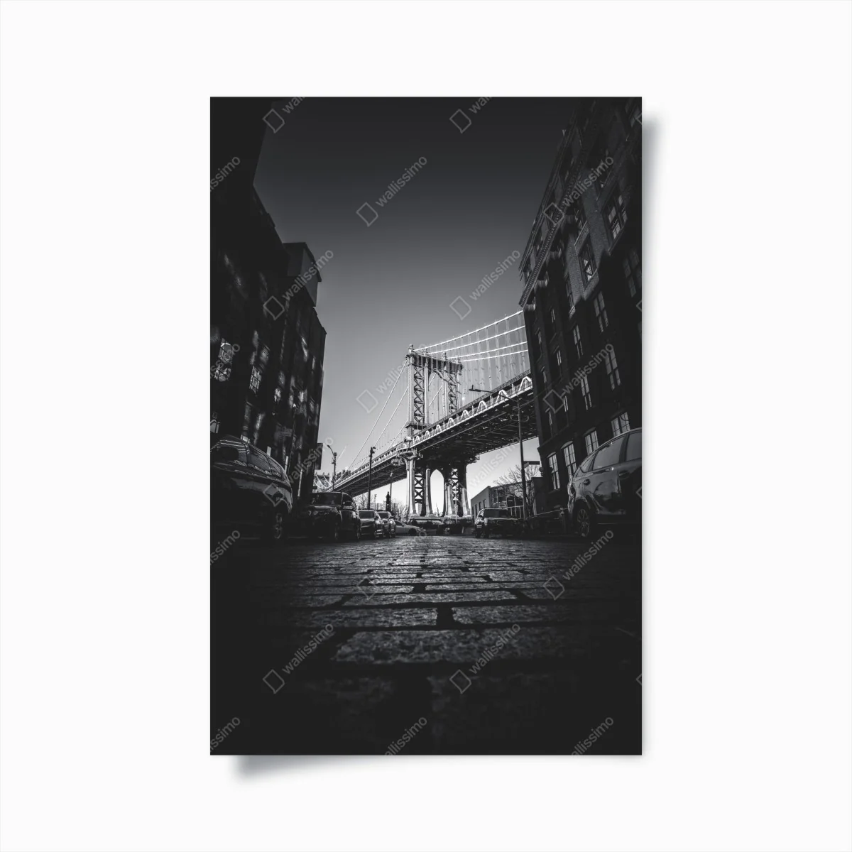 Poster vue urbaine du pont Manhattan depuis Dumbo – Wallnifity® Poster vue urbaine du pont Manhattan depuis Dumbo – Wallnifity®