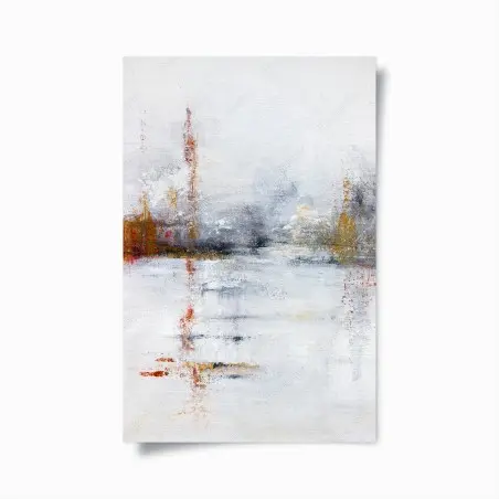 Poster brumes et reflets dorés – Wallnifity®