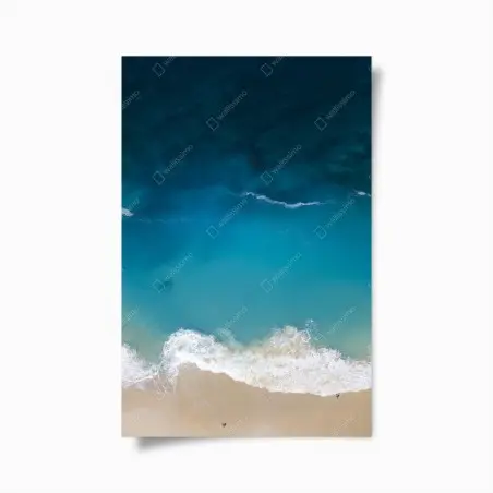 Poster vue aérienne paradisiaque de Nusa Penida – Wallnifity®