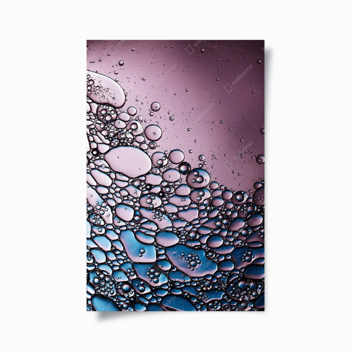 Poster danse de bulles violettes et bleues – Wallnifity® Poster danse de bulles violettes et bleues – Wallnifity®