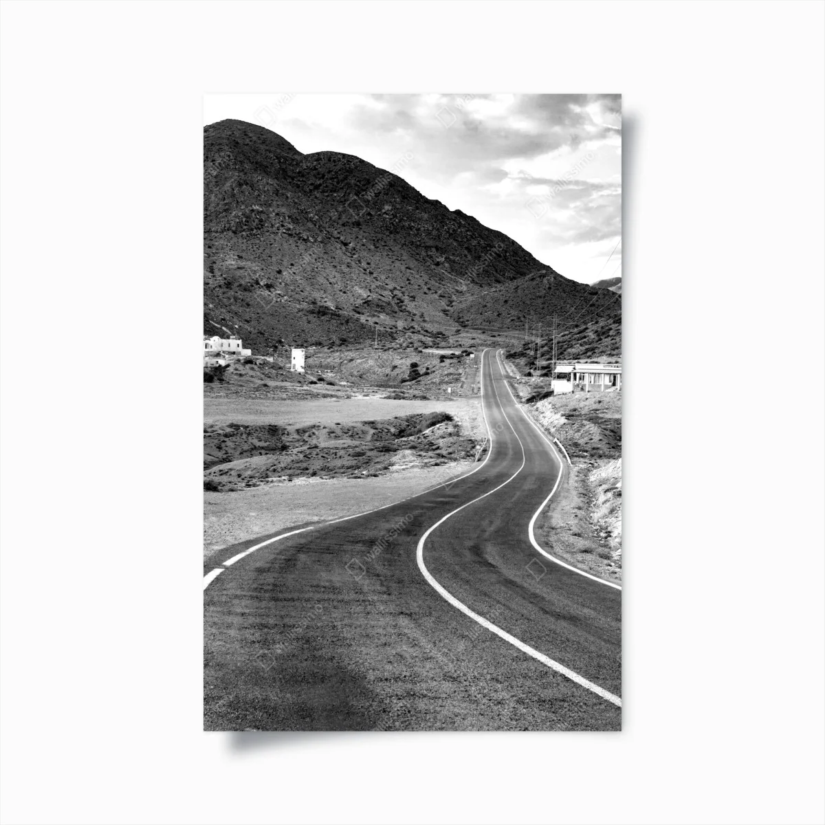 Poster route sinueuse vers les montagnes – Wallnifity® Poster route sinueuse vers les montagnes – Wallnifity®