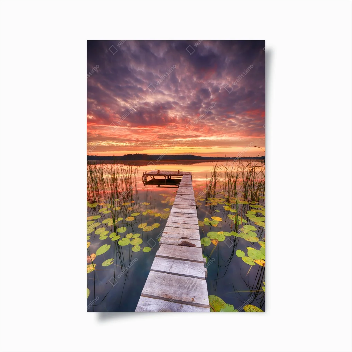 Poster aube dorée sur le lac – Wallnifity® Poster aube dorée sur le lac – Wallnifity®
