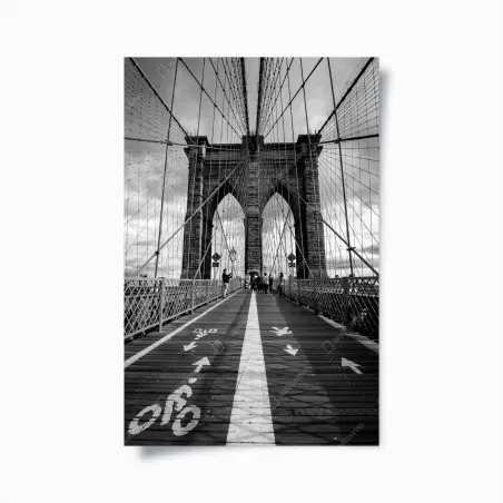 Poster pont de Brooklyn en perspective – Wallnifity®