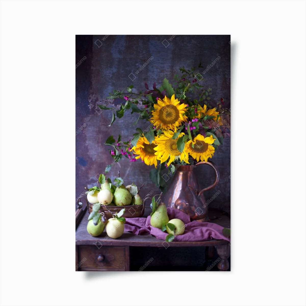 Poster bouquet de tournesols et fruits d'automne – Wallnifity® Poster bouquet de tournesols et fruits d'automne – Wallnifity®