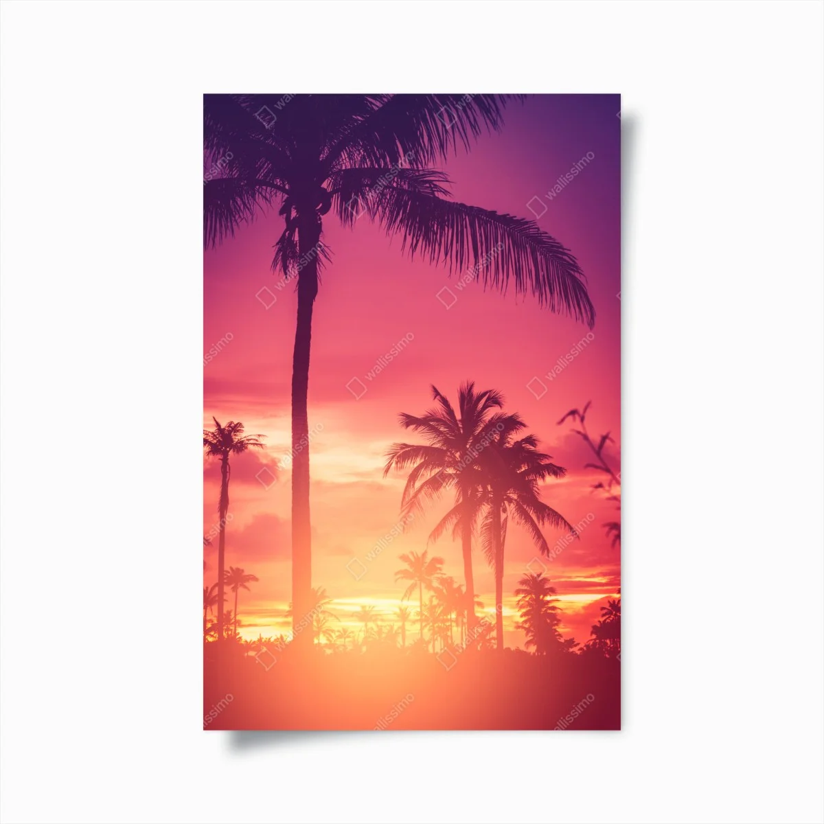 Poster coucher de soleil tropical aux palmiers – Wallnifity® Poster coucher de soleil tropical aux palmiers – Wallnifity®