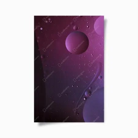 Poster rêve cosmique en violet – Wallnifity®