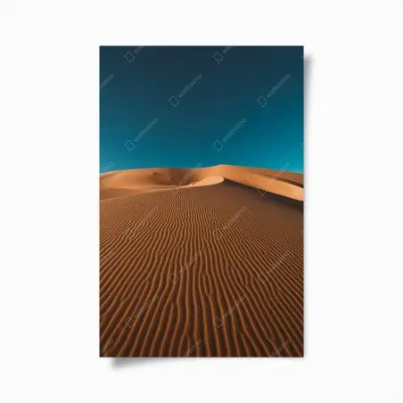 Poster horizon désertique et dunes ondulantes – Wallnifity®