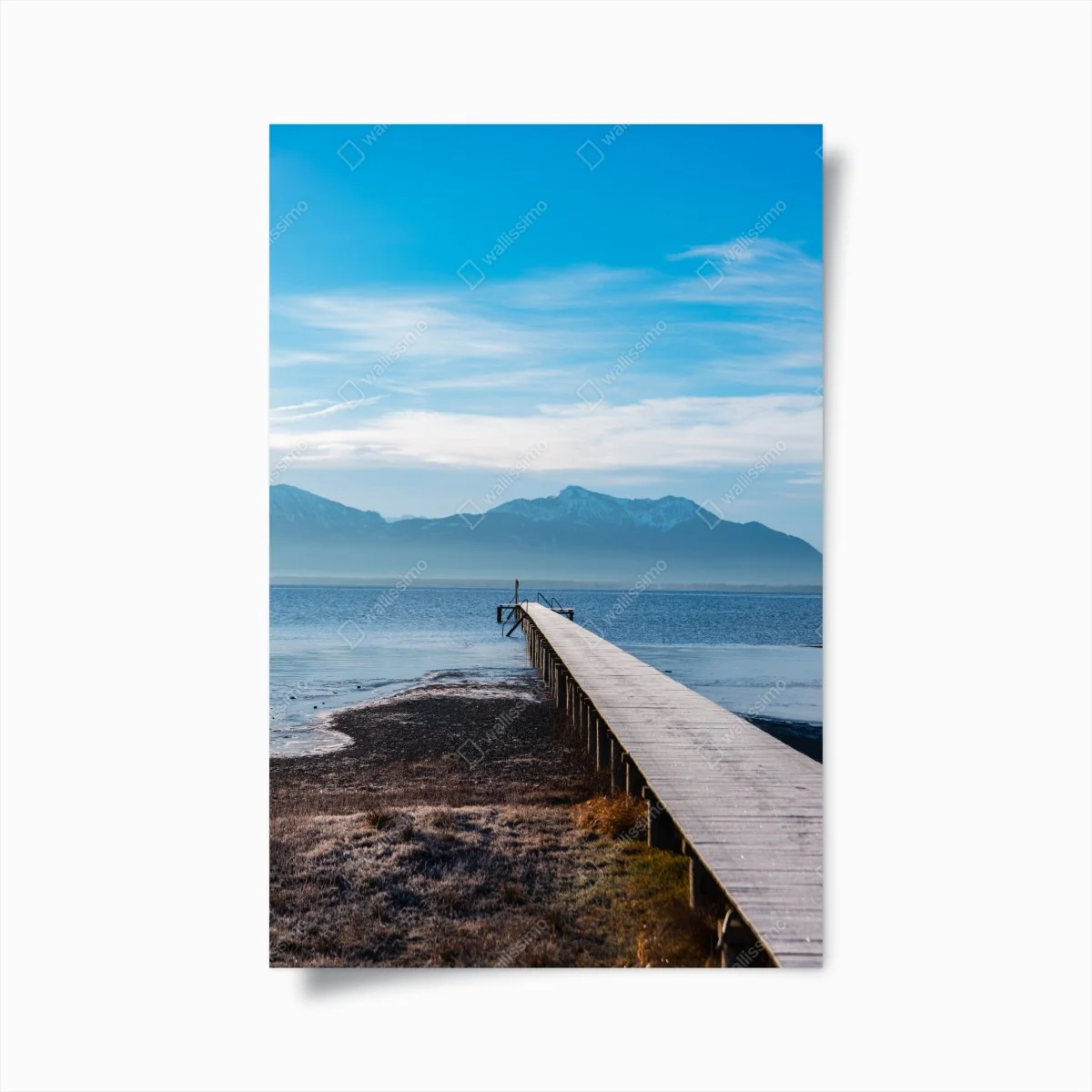 Poster jetée vers le lac et les montagnes – Wallnifity® Poster jetée vers le lac et les montagnes – Wallnifity®