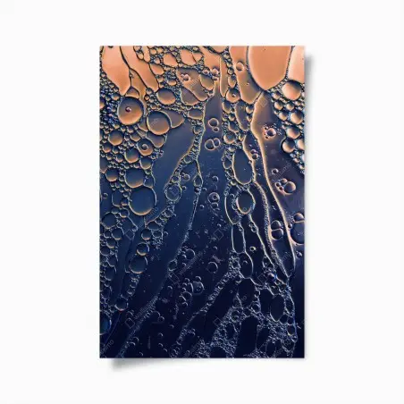 Poster harmonie de bulles et de lumière – Wallnifity®