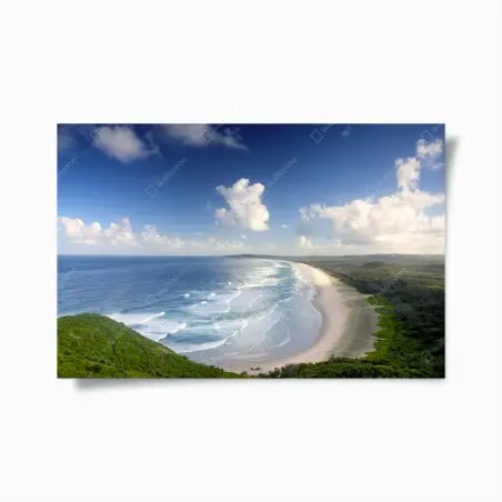 Poster vue aérienne de Byron Bay – Wallnifity®