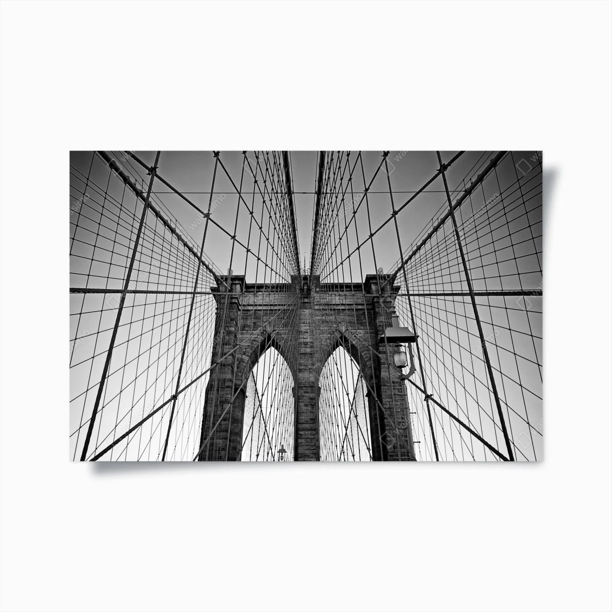 Poster perspective du pont de Brooklyn en noir et blanc – Wallnifity® Poster perspective du pont de Brooklyn en noir et blanc – Wallnifity®