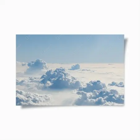 Poster océan de nuages lumineux – Wallnifity®