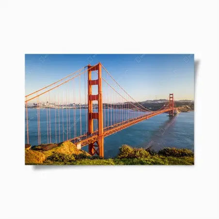 Poster vue spectaculaire du Golden Gate à San Francisco – Wallnifity®