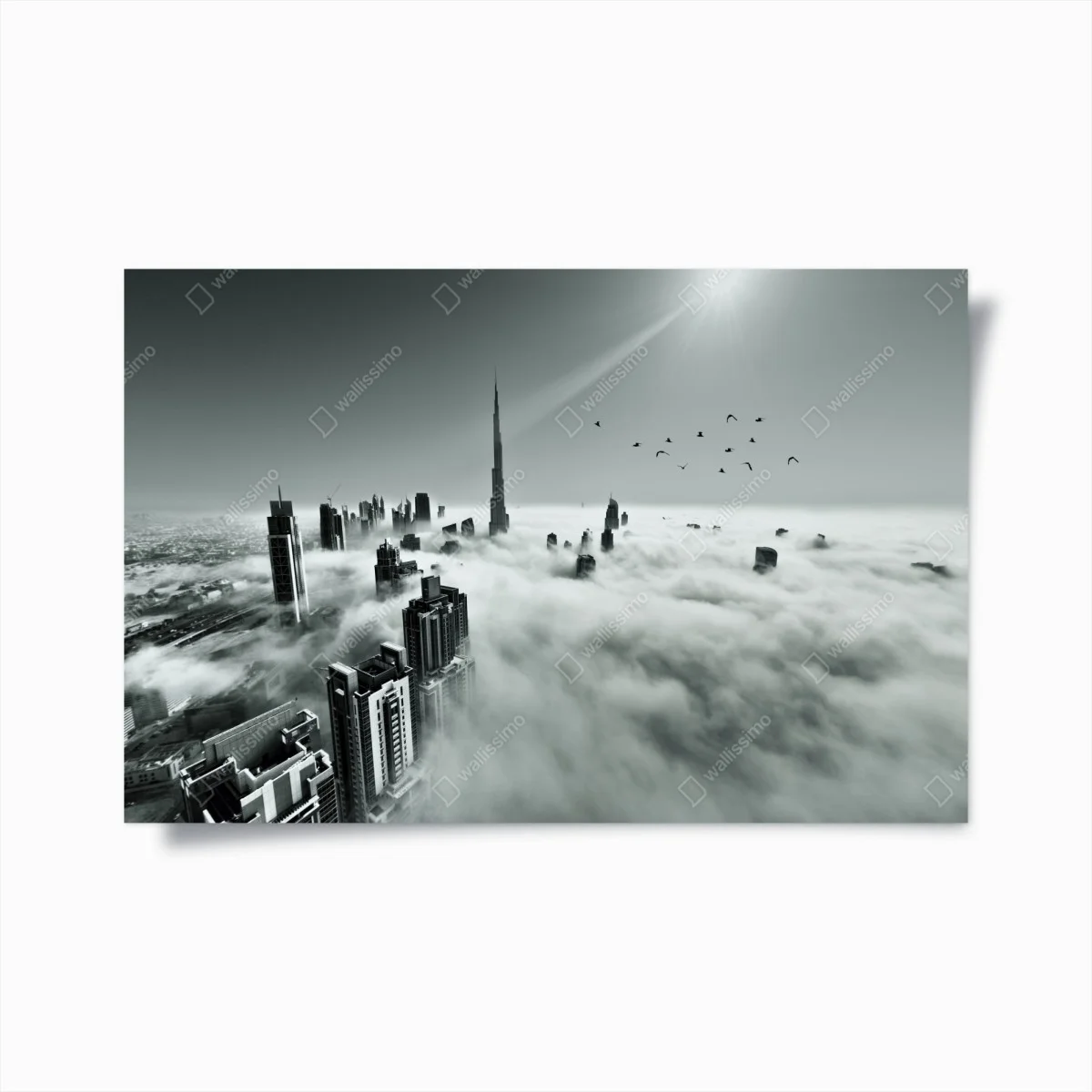 Poster Dubaï dans la brume urbaine – Wallnifity® Poster Dubaï dans la brume urbaine – Wallnifity®