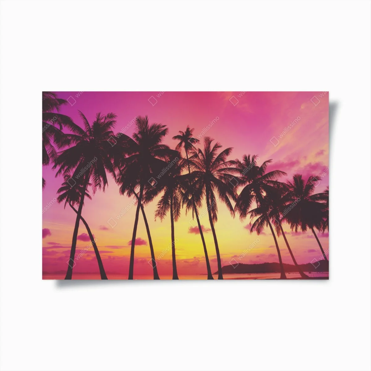 Poster coucher de soleil tropical rétro – Wallnifity® Poster coucher de soleil tropical rétro – Wallnifity®
