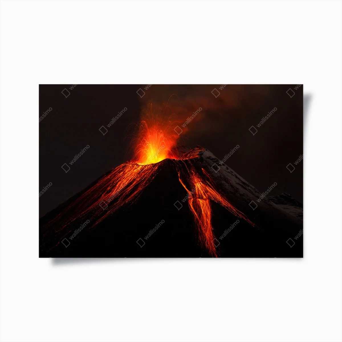 Poster éruption volcanique incandescente – Wallnifity® Poster éruption volcanique incandescente – Wallnifity®