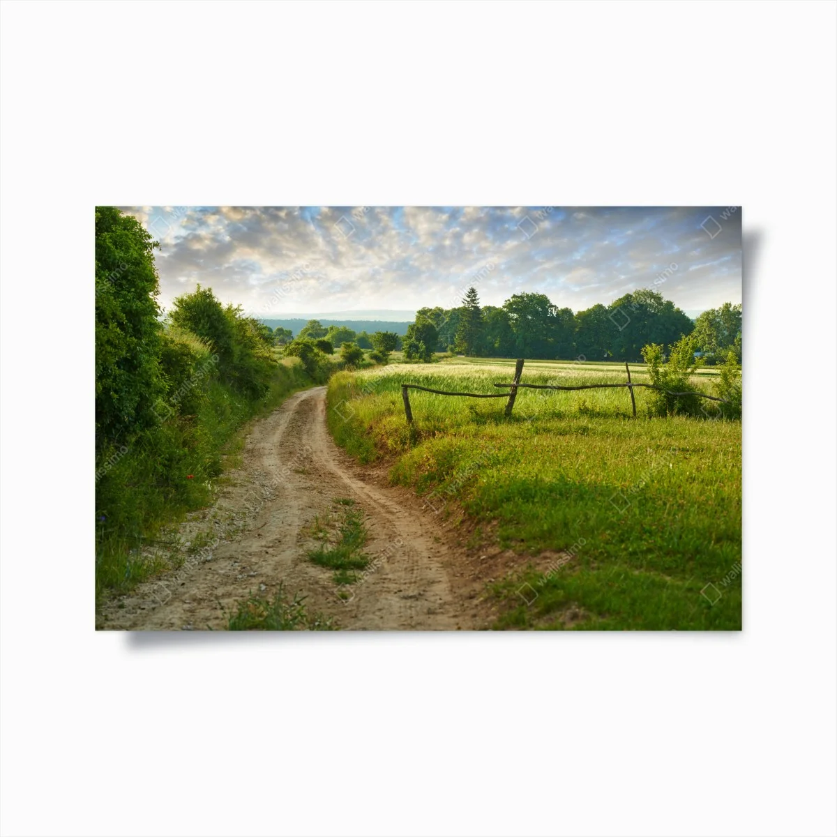 Poster sentier champêtre au lever du soleil – Wallnifity® Poster sentier champêtre au lever du soleil – Wallnifity®