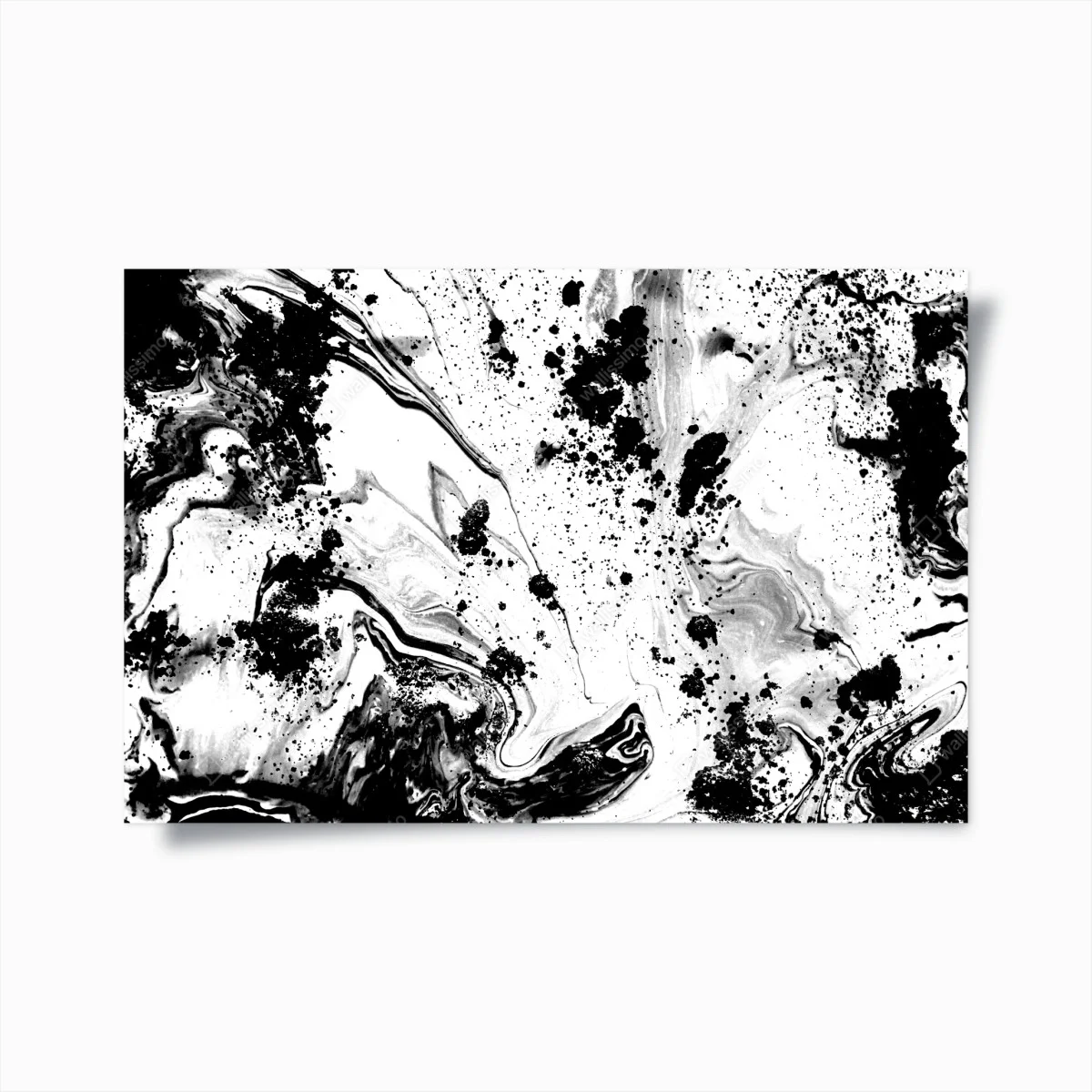 Poster marbrure d'encre noir et blanc – Wallnifity® Poster marbrure d'encre noir et blanc – Wallnifity®