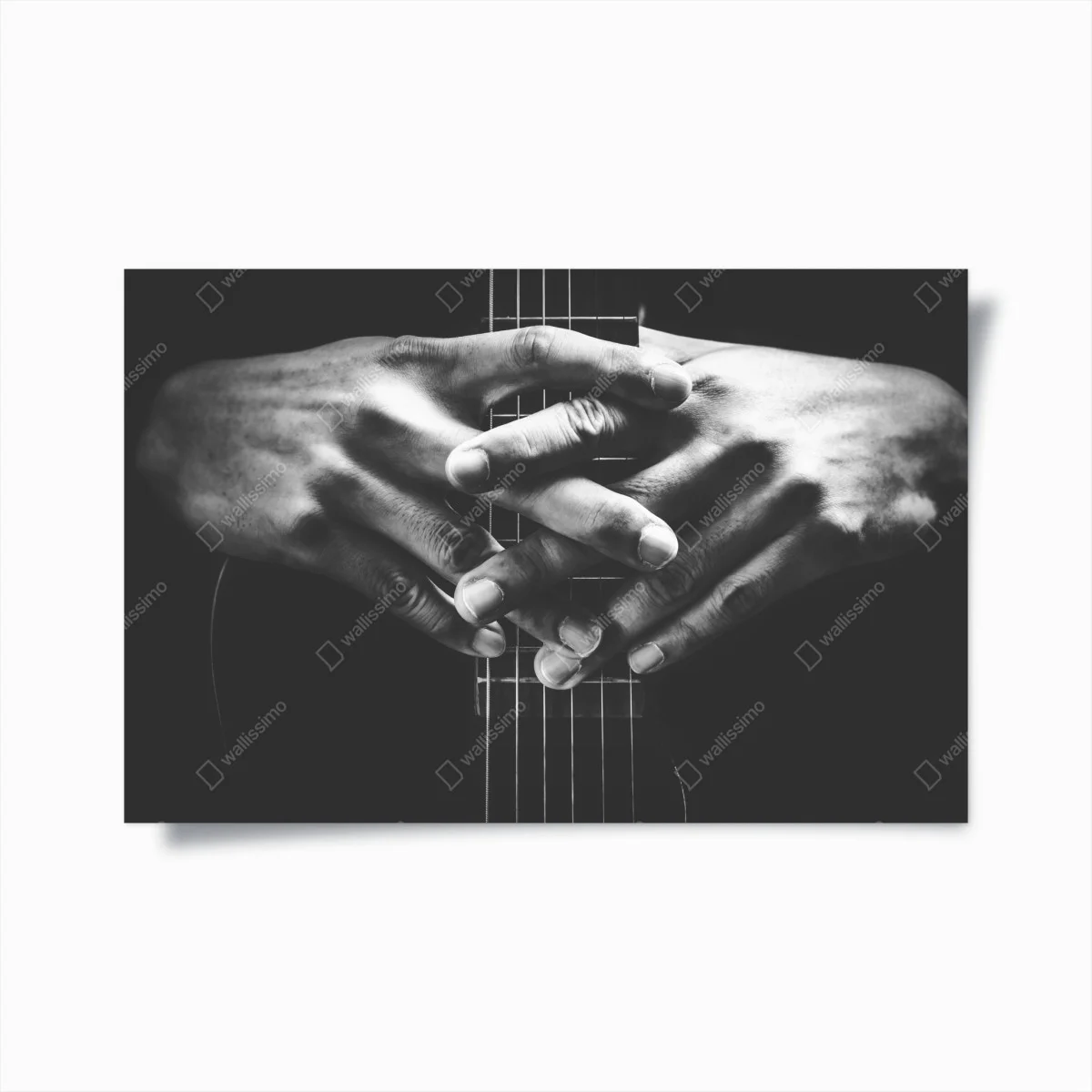 Poster mains posées sur le manche de guitare en noir et blanc – Wallnifity® Poster mains posées sur le manche de guitare en noir et blanc – Wallnifity®