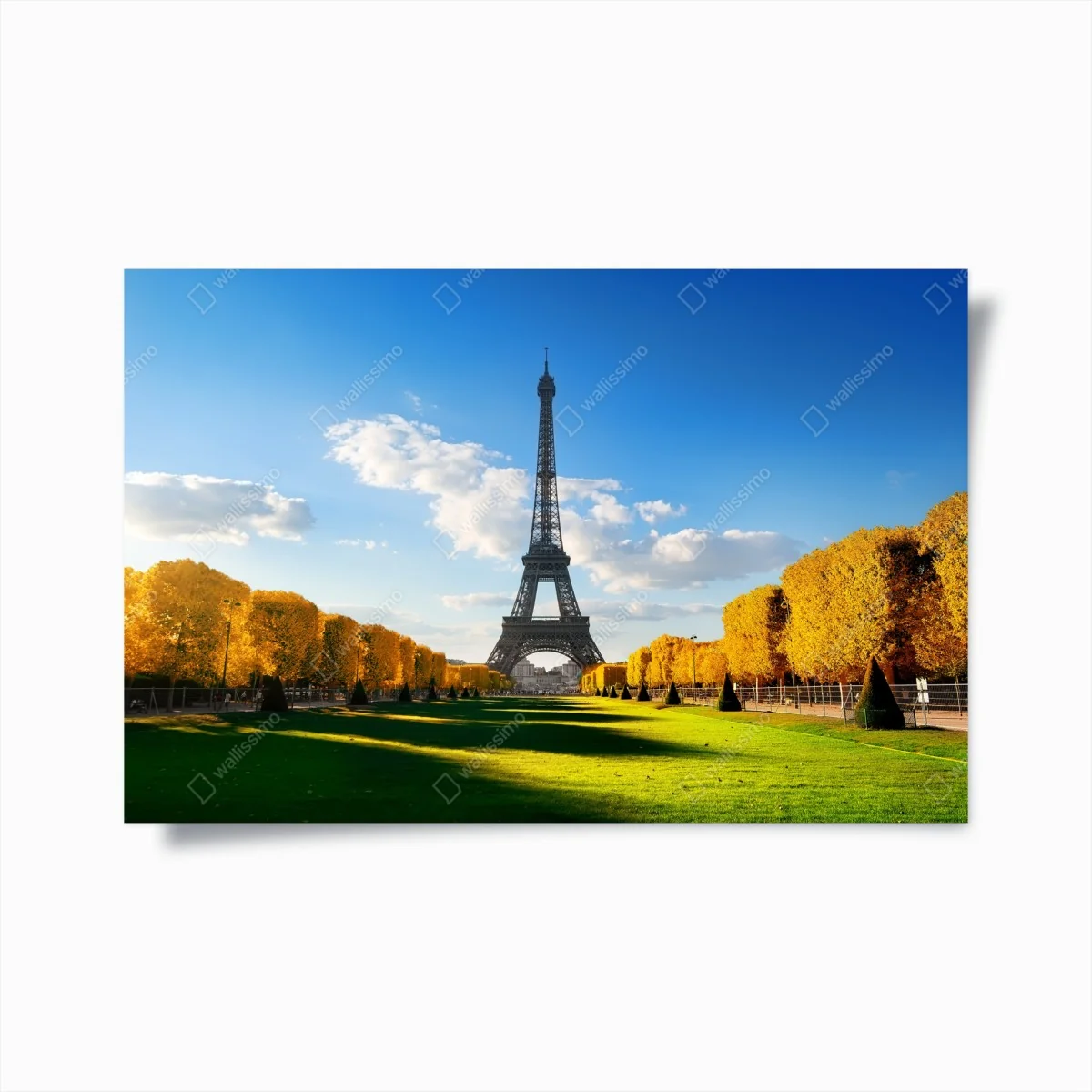 Poster vue printanière sur la Tour Eiffel depuis le Champ de Mars, Paris – Wallnifity® Poster vue printanière sur la Tour Eiffel depuis le Champ de Mars, Paris – Wallnifity®