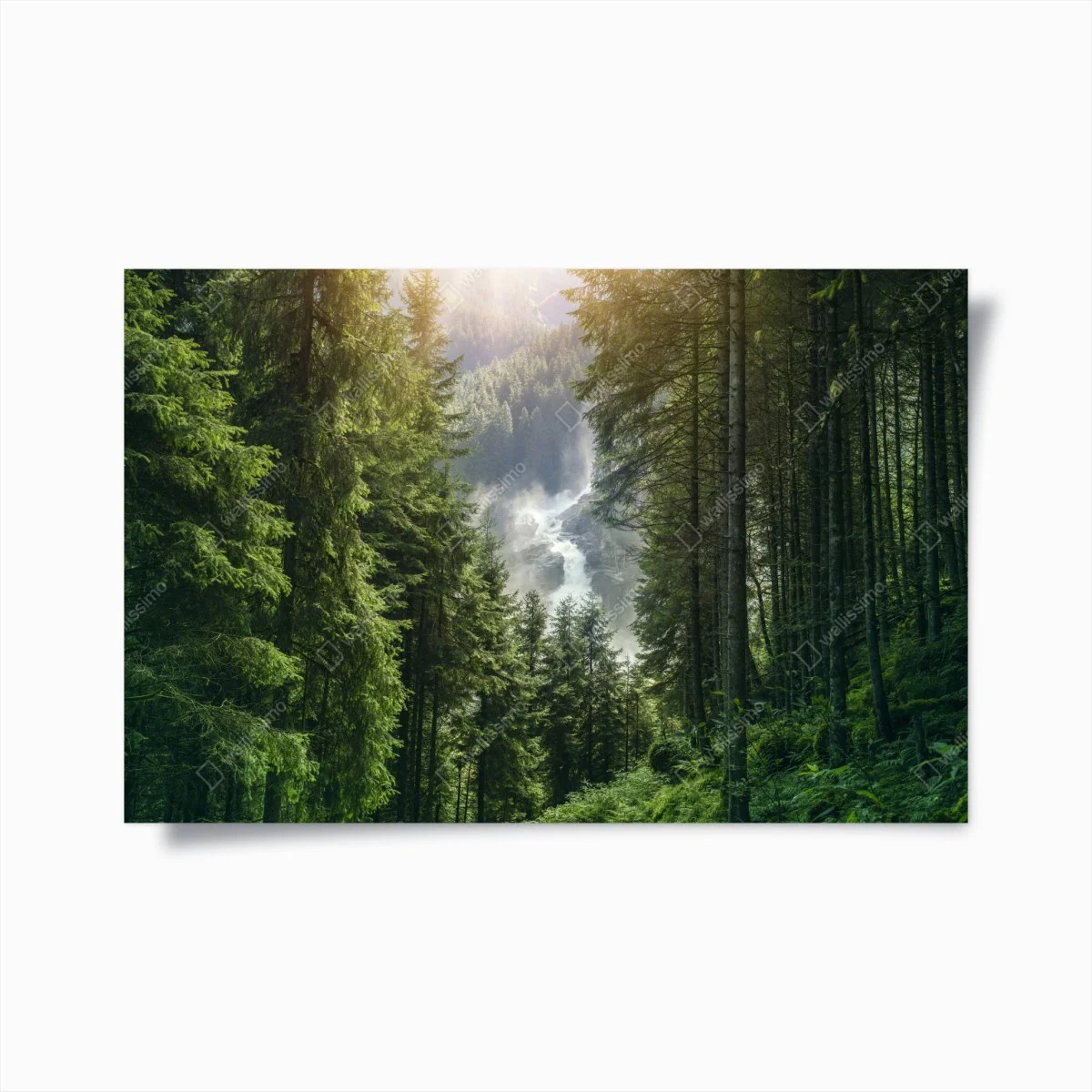 Poster cascade de Krimml dans la forêt alpine – Wallnifity® Poster cascade de Krimml dans la forêt alpine – Wallnifity®