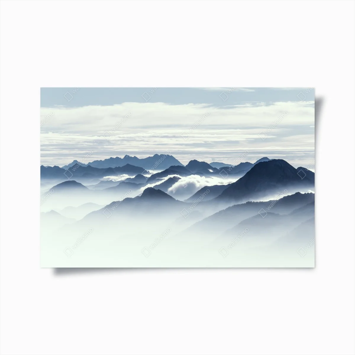 Poster silhouettes de montagnes dans la brume – Wallnifity® Poster silhouettes de montagnes dans la brume – Wallnifity®