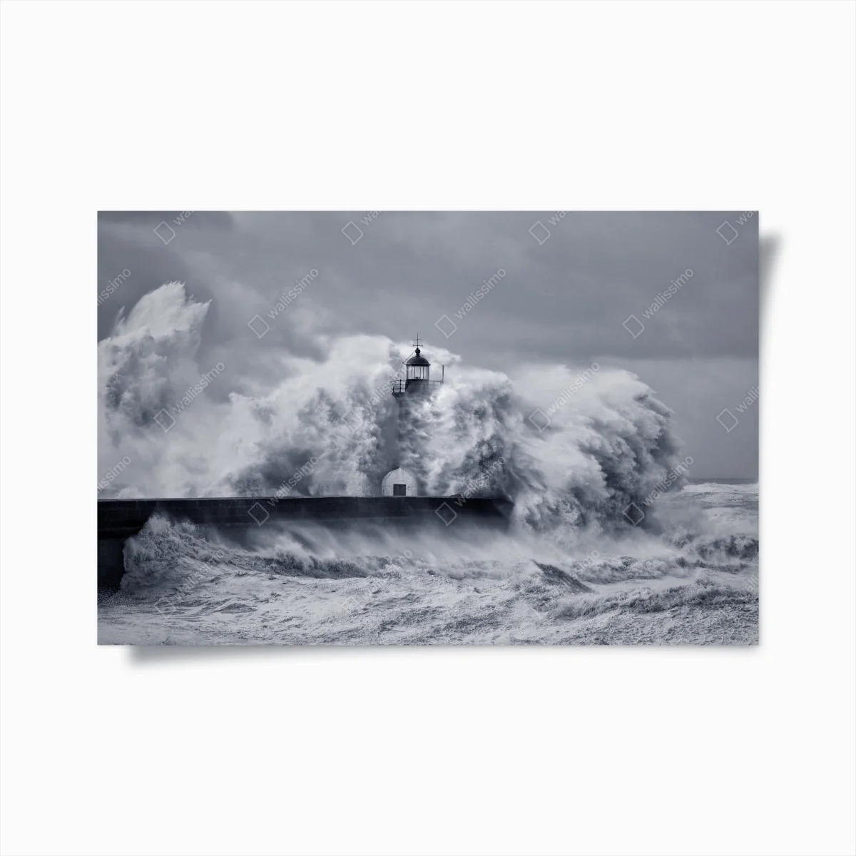 Poster phare du Douro englouti par les vagues – Wallnifity® Poster phare du Douro englouti par les vagues – Wallnifity®